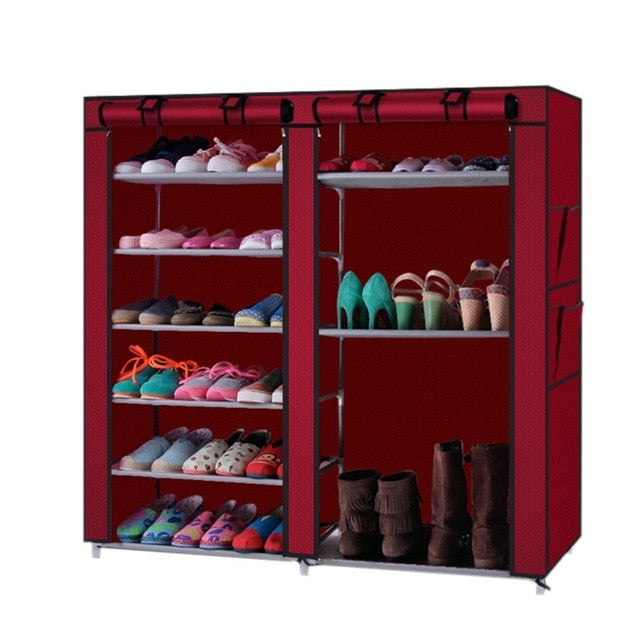 Zipper Shoe Rack