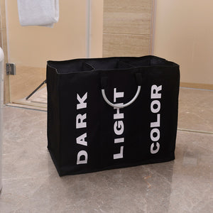 Laundry Basket 3 Sorter Hamper