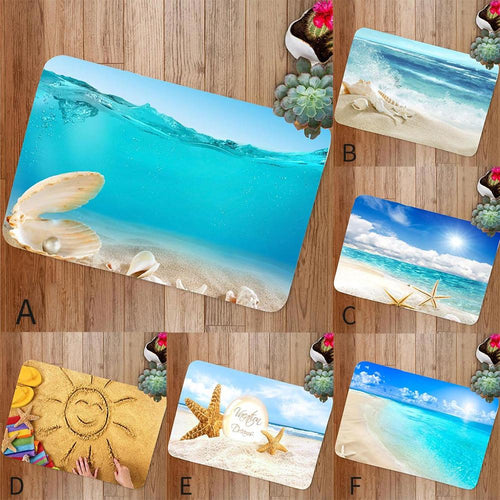 Beach theme Bathmats